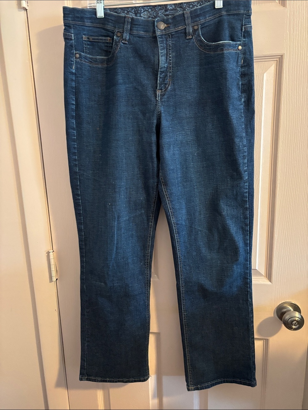 Lee Dark Blue Straight Leg Women’s Jeans